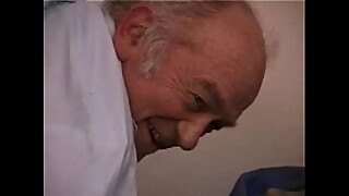 Old man fucking his wife and cumming on face