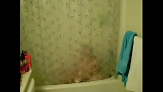 Hidden cam from 2009 of wife masterbating in the shower