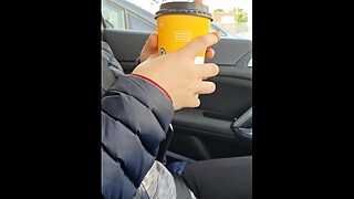 Step mom dirty talk fucked in the car by Pakistan step son