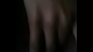 Black Jamaican Mobay gal fingering fat pussy