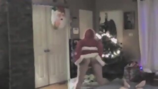Christmas strip tease full nude