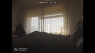 Orgasm caught on hidden cam